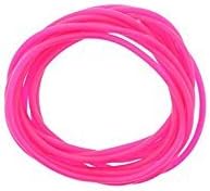 crazychicks Gummy Bangle Pink Bracelets 12 pieces Perfect for Race for Life, theme parties, Fancy Dress, Weddings