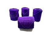 fleece bettwäsche pferd Farbe: violett Fleece Bandagen Pferde violett 4 Stück