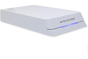 Avoluxion HDDGear Pro (White) 4TB 7200RPM USB 3.0 External Gaming Hard Drive (for PS5, Pre-formatted) - 2 Year Warranty