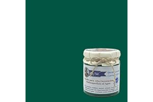 MARY PAINT Pintura Multisuperficie al agua Mate efecto Chalk 250 (Verde Carruaje)