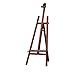 Produktbild DELLT-Staffelei Massivholz Malerei Regal Buche Staffelei Werbung Kunst Staffelei Skizze Aquarell Staffelei Kleidung Immobilien Display Rack (Farbe : Walnut Farbe)