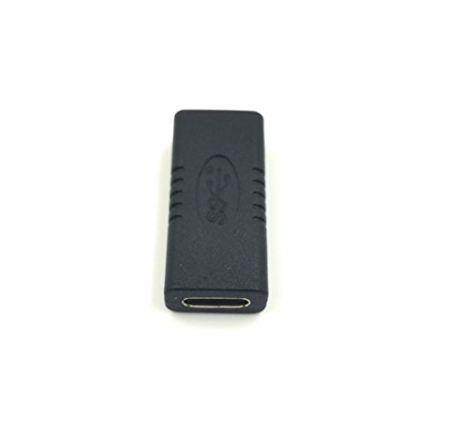 maxhood USB C Typ C weiblich zu weiblich Adapter, gerade Tiny usb-c USB 3.1 der U89 Buchse auf Buchse Kupplung Adapter Stecker für Laptop & Tablet & Handy (USB C F/F) - 4