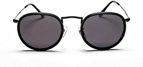 Polarised Sunglasses Round – Tom Archer Vintage and Retro John Lennon Inspired Metal Frame Sunglasses with 100% UV400 Protection for Men and Women