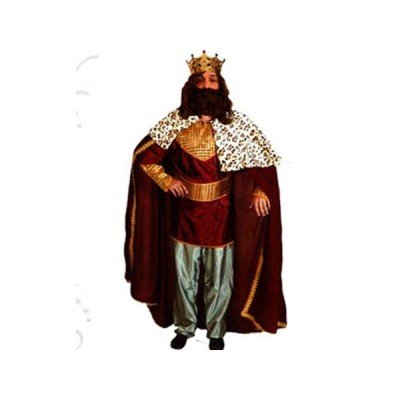 Disfrazzes - Disfraz de rey mago rojo - traje de rey mago