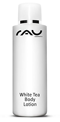 RAU White Tea Body Lotion, Körperlotion für trockene Haut, spendet intensiv Feuchtigkeit für eine weiche und zarte Haut (1 x 200 ml)