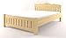 Produktbild Doppelbett Kiefer Vollholz massiv natur Turakos 90 - Abmessung 180 x 200 cm