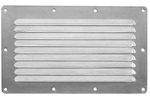 PARACHINI shop PRESA ARIA ACCIAIO INOX RETTANGOLARE MM 250X150 ACCESSORI NAUTICA CAMPER