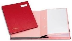 emey 13450 Autograph Book 25 Compartments Bordeaux Red