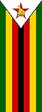 Calidad prémium magFlags Bandera Zimbabue  Bandera Vertical  6m²  400x150cm
