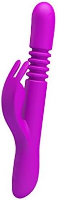 SMCOOL Intelligent Rotating Telescopic Rotating Stick 4-Frequency Telescopic 12-Frequency Vibration Female Masturbation Device Silicone + ABS 250 * 37mm