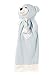 Personalised Baby Gift Large Puppet Comforter Blankie Bear Blue 50cm