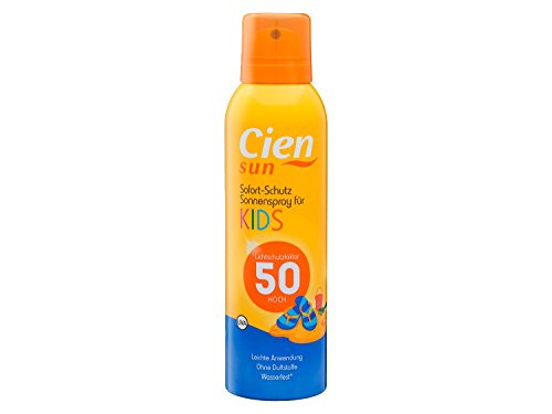 Preisvergleich Produktbild 150 ml Cien Sun Sonnenspray für Kinder LSF 50 Wasserfest
