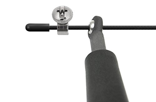 EVEREST FITNESS Profi Springseil mit Kugelgelenk und GRATIS Transporttasche für Sportler | 5 Jahre Zufriedenheitsgarantie | High Speed Seil - 4