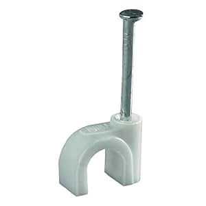 Baomain Nylon Kabelklemmen UC-0 1/8 Zoll – 100 Stück Schwarz Zum Ordentlichen Kabelmanagement