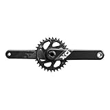 Sram X01 Eagle BB30 175 - Biella 12 velocità W 32T X-SYNC Direct Mount, con Anello per Catena, Colore: Nero
