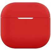 AirPods Pro 3 (2025) İle Uyumlu Renkli Silikon Kılıf (kırmızı)