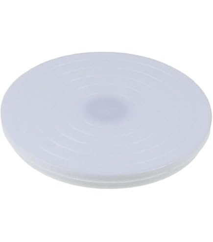 Plateau Tournant à Gâteau NUZAMAS - Rotation 360° - Base Antidérapante - Rose - Pour Décoration Pâtisserie