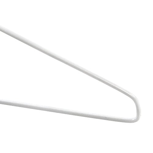 20 weiße 41cm Drahtkleiderbügel , 41 cm breit, Draht-Stärke: ca. 2,3 mm – Chemische Reinigung Hangerworld - 5