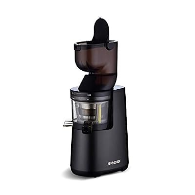 BioChef Extracteur de Jus BioChef Atlas Whole Slow Juicer - Extracteur à rotation lente, Large Ouverture avec Kit à Sorbets, moteur 250w et 40 tr/min - Garantie À VIE