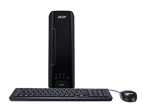 Acer Aspire XC-780 Unité centrale Noir (Intel core_i3, 4 Go de RAM,1 To, Intel HD Graphics 530, Windows 10) {title}