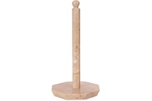 MARBLE RANGE Verona Marmor-Papierhandtuchhalter, 31,8 cm, handgefertigter Küchenhandtuchhalter, Ständer für die Küchenaufbewahrung – Badezimmer-Papierhandtuchhalter und Küchenzubehör