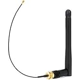 2.4Ghz 3dBi Wifi Anten Seti Esp8266 Sma + Ufl Soket 900Mhz 1800Mhz 2400Ghz RF Esp-07 Esp32 Gsm Wifi Sinyal Mesafe G&uuml;&ccedil; Artırıc