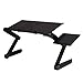 Produktbild CJJC Einfache Abkühlung Aluminium Klapp Schreibtisch Einfache Moderne Reine Farbe Industrie Stil Laptop Desktop Tisch Ideal für Heimbüro Bettgebrauch