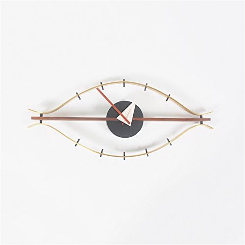 GZQHH Walnut Eye Wall Clock,Nelson Masterpiece Of Mid-Century Era(Full Range Available)