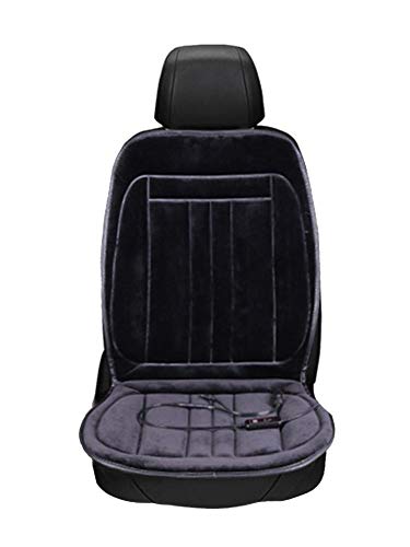 Preisvergleich Produktbild Phrat Beheiztes Autositzkissen Langlebig Hochwertige Legierung Intelligente Temperaturregelung Zeitschaltuhr Freie Einstellung rutschfeste Gleichmäßige Heizung Für Den Rücken