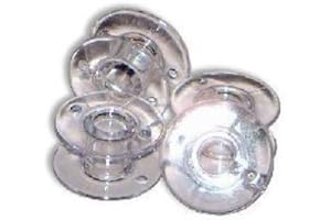 8 x Singer Plastic Sewing Machine Bobbins - 66k Curved