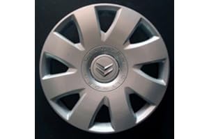 GENERIC Lot de 4 enjoliveurs de 40 cm de diamètre (16") pour Citroën C4 à partir de 2004, et Jumpy-Berlingo à partir de 2008