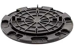 Jouplast Plot Terrasse Dalle Réglable 8/20 mm Noir Polypropylène (PP) 1 unité Carrée 18 mm 1 pièce