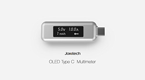 Jokitech USB-C Leistungsmesser Power Meter Tester Multimeter für das neue Macbook, Macbook Pro, Testgeschwindigkeit von Ladegeräten, Kabel, Externe Batteriekapazität