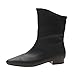 Produktbild Dasongff Damen Kurzschaft Stiefel Kalt Gefüttert Classics Halbschaft Stiefel & Stiefeletten Pointed Toe Blockabsatz Klassische Mid Boots