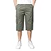 Produktbild Herren Shorts, Sumeiwilly Sommer Hosen kurz Cargohose Loose Fit große größen Beach Sport Freizeit Chino Cargo Pants Baumwolle Strandshorts Einfarbig Streetwear Fitness Sporthose XL-6XL