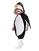 Produktbild Halloweenia - Kinder Jungen Mädchen Kostüm Plüsch Pinguin Penguin Kleidchen Tunika, perfekt für Karneval, Fasching und Fastnacht, 98-110, Schwarz