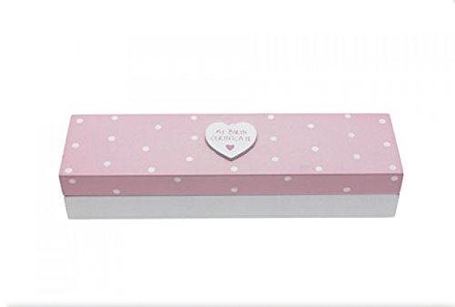 Baby Girls - My Birth Certificate Pink - Pink Wooden Box