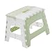 Produktbild FLAMEER Klapphocker Tritt Hocker Sitzhocker Klappstuhl Kinderhocker für Zuhause, Küche, Esszimmer, Bad, Gartenkindergarten, mit Tragbarer Griff