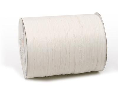 Geschenkband Bast, weiss