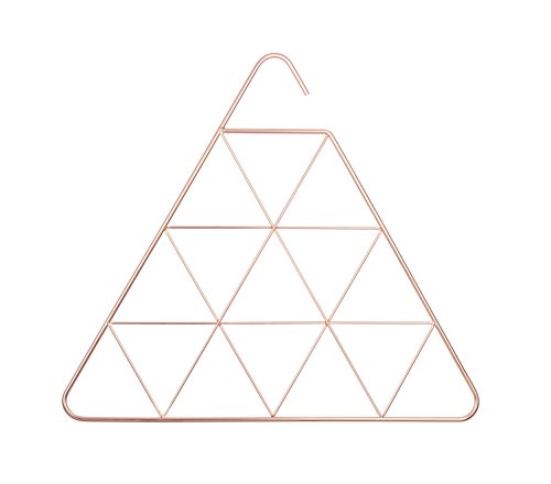 Umbra 294313-880 Closet Pendant Schalhalter, Schalaufhänger, Schalsortierer, Schal, Schals, 15 Dreiecke zu Aufhängen, Verkupfertes metall, kupfer