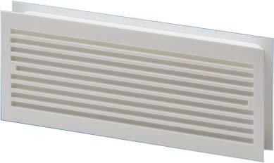 Maico Türlüftungsgitter 275 x 105 mm, Kunststoff, MLK 30, weiß, 1895727