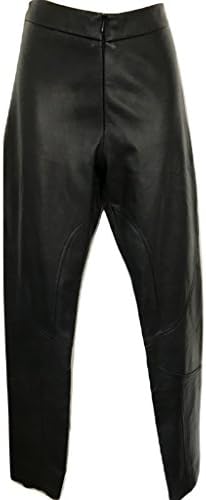 By Malene Birger Black Nappa Leather Stretch Leggings Size 36 Size 8 RRP £680.00