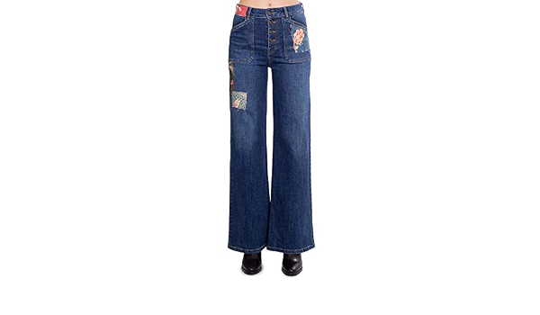 Desigual - Women's Flared Jeans with 