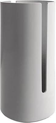 Alessi A di Alessi Birillo Porte-papier toilette pour rouleaux de papier hygiénique en PMMA - Blanc