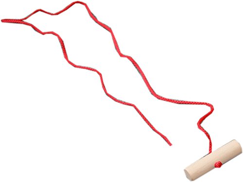 Scsports  ziehgurt con botón de madera, rojo, 50w0020