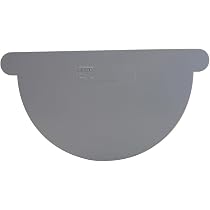 Crochet Gouttière Crochet Bandeau Monté Avec étrier PVC 25 Demi-ronde - Blanc - First Plast Crochet Gouttière PVC 33