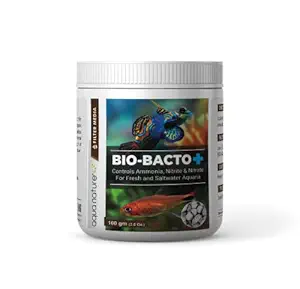 AquaNature Bio- Bacto+ Biological Filter Media Controls Ammonia, Nitrite & Nitrate for Fresh & Saltwater Aquaria (100g)