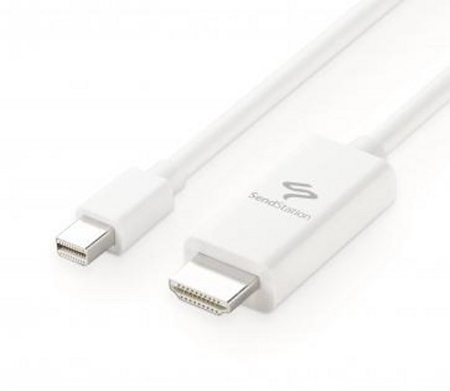 SendStation Mini DisplayPort HDMI Kabel 4,5m weiß - 2