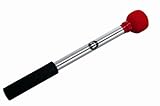 15" de longitud Meinl Percussion SB1 - Maza (cabeza de fieltro, aluminio), rojo/negro