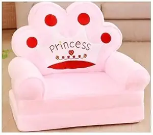 RVA Soft Toy Kids Princess Baby Sofa Cum Bed Baby Chair for 0-2 Years Sofa Cum Bed Sofa Cum Bed